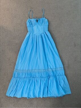 American Eagle Outfitters Light Blue Maxi Dress